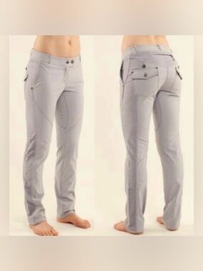 Lululemon Ride On Pant Khaki Tan Utility Cargo Hiking Outdoor Trousers Sz 10